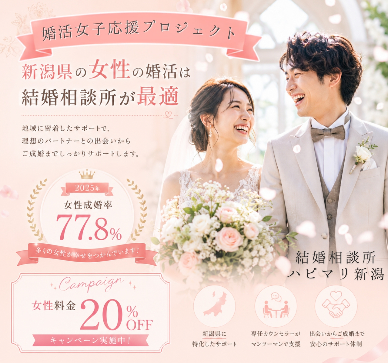 婚活女子応援プロジェクト｜ハピマリ新潟